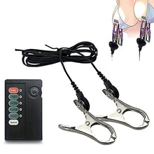 Load image into Gallery viewer, Electric Nipple Clamps, 2023 New Nipple Clamps, Nipple Jewelry Non Piercing, Suitable for Ladies Own Use and Flirting with Couples e5 (1pcs)
