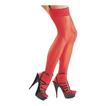 Load image into Gallery viewer, Cottelli Collection Stockings, Red, Size 3, 110 Gram
