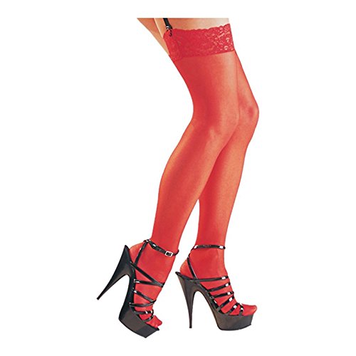 Cottelli Collection Stockings, Red, Size 3, 110 Gram
