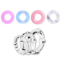 Load image into Gallery viewer, PATTNIUM 3PCS Silicone Cock Rings Sets,Penis Ring Delay Ring Erection Cock Ring Erection Enhancing Sex Toy for Man or Couples Play
