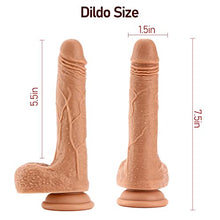 Load image into Gallery viewer, Thrusting Dildo Vibrator Sex Toy for Women with 5 Powerful Thrusting &amp; 7 Vibration, 7.5 Lifelike Silicone Realistic Vibrating Penis Dildo for G-spot Anal Stimulation with Remote &amp; Strong Suction Cup
