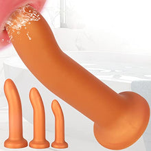 Load image into Gallery viewer, Butt Plug Trainer Kit, T-explorer Pack of 3 Silicone Anal Butt Plug Training Set, Anal Plugs Training Simple Dildos Set with Strong Suction Cup Base Prostate Sex Toys for Beginners Advanced Users
