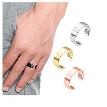 Load image into Gallery viewer, Blood Sugar Control Ring, Magnetic Therapy Ring, Copper Magnet Rings Opening Adjustable, Magnetic Therapy Copper Energy Adjustable Ring, Therapeutic Magnetic Rings with Strong Magnets (A-3PCS)
