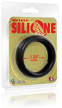 Load image into Gallery viewer, Ignite Wide Silicone Donut Ring, Black
