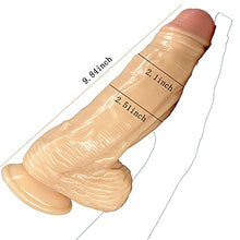 Load image into Gallery viewer, aiPOGN 9.9 Inch Thick Dildo with Strong Suction Cup Sex Toys, Skiin
