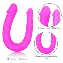 Load image into Gallery viewer, CalExotics SE-0311-70-2 Silicone Double Dong AC/DC Dong - Pink
