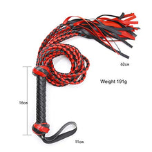 Load image into Gallery viewer, Adult Games Sexy Whip Hand- Woven Leather Toy Sexy Lash Bondage Sex Products Toy Sexy Toy- Sex Whip
