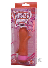 Load image into Gallery viewer, Doc Johnson Twisted Hearts Seduction Vibrator, Red/Pink
