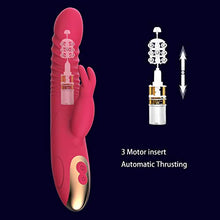 Load image into Gallery viewer, Personal Rechargeable Rabbit Vibrators for Women Vibrating Toys Pleasure Handheld Massager Electric Portable Massager 8+3 Speeds Vibrations Realistic Female Woman Gifts (Red)
