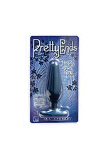 Load image into Gallery viewer, Doc Johnson Pretty Ends - Butt Plug - Medium - 5.6 in. Long and 1.6 in. Wide - Great for Beginners and Intermediate - Sturdy Flared Base - Anal Toy - Midnight Blue
