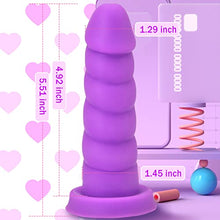 Load image into Gallery viewer, MEBAULT Realistic Dildo 5.51 inch Twisted Anal Dildo Butt Plug with Suction Cup &amp; Lifelike Glans G-spot Dong Fake Penis for Men Women Vaginal Anal Masturbation
