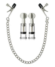 Load image into Gallery viewer, Nipple Clamps Clips with Metal Chain and Nipple Sucker Clit Sucker Female Masturbators Breast Pump Sucker
