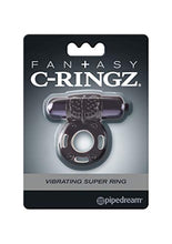 Load image into Gallery viewer, Pipedream Products Pipedream Fantasy C-ringz Vibrating Super Ring, Black
