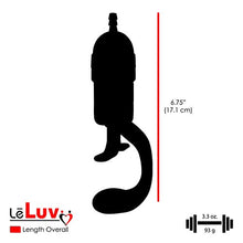 Load image into Gallery viewer, 2.25&quot; x 9&quot; Good EasyOp Black Bgrip Penis Pump Ball Grip with Clear Graduated Cylinder/Clear Collapse-Resistant Hose + 4X .75&quot; Constriction Rings
