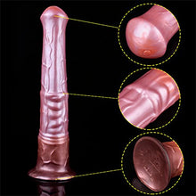 Load image into Gallery viewer, Simulation Horse Dildo with Suction Cup Soft Silicone Animal Dildos Anal Plug Adult Sex Toys Suitable for Women Men (S)
