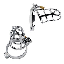 Load image into Gallery viewer, Male Chastity Device, Penis Cage with 3 Difference Size Rings Set Cock Cage Penis Exercise with Padlock Sex Toy for Men Romi
