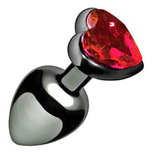 Load image into Gallery viewer, Lynx Heart Steel Plug - Gray
