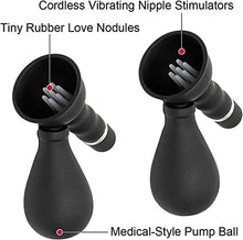 Load image into Gallery viewer, Electric Vibrating Nipple Sucker Breast Massager Silicone Breast Pump for Women Nipple Suckers,Nipple Toys A6
