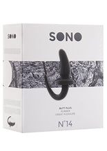 Load image into Gallery viewer, Sono by Shots America - No.14 - Butt Plug - 4 Inch - Black
