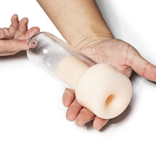 Load image into Gallery viewer, Portable Male Masturbator Silicone Penis Sleeve Pump Vacuum Comfort Cylinder Accessories (Skin)
