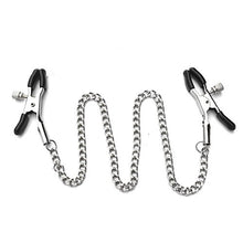 Load image into Gallery viewer, SM Bondage Kit Toy Under Bed Restraint System Sex Toy Leather Spanking Paddle Hand Slapper with Nipple Clamps Chain Nipple Clips Nipple Jewelry Nipple Toys
