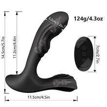 Load image into Gallery viewer, Pearlsvibe Male Masturbator Prostate Massage Anal Butt Plug, 12 Vibration Speeds and Beating Frequencies, Automatic, Low Noise Waterproof for Life Powerful Motor, Sex Toys for Men
