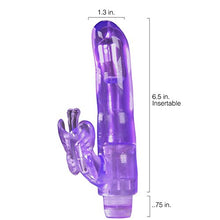 Load image into Gallery viewer, Vibrating Dildo Butterly Clit Stimulator Waterproof Multi-Speed Vibrations Adult Sex Toy
