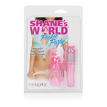 Load image into Gallery viewer, CalExotics Shanes World Pocket Party - Waterproof Bullet Vibrator - Adult Toys for Couples - Pocket Vibrator with Rabbit Tip - Pink (Pack of 2)
