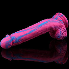 Load image into Gallery viewer, Double Layered Silicone Realistic Dildo Lifelike with Strong Suction Cup for Hands-Free Play, Realistic Penis for G-Spot Stimulation Adult Anal Sex Toys Unisex Couples Strap-on Compatible Cotton Candy
