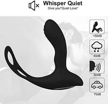 Load image into Gallery viewer, Prostate Massager Anal Vibrator for Men, Bluetooth Prostate and Perineal Stimulator Anal Sex Toys for Men, Dual Motor Vibrator with Remote Control Anal Plug, Anal Sex Toys for Couples
