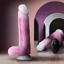 Load image into Gallery viewer, Blush Neo Elite Roxy | 8 Inch Gyrating Dildo | Remote Control &amp; Suction Suction Cup for Hands-Free Play | Ultrasilk Silicone | Harness Compatible for P-Spot &amp; G-Spot Stimulation | Waterproof | Pink

