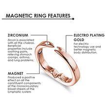 Load image into Gallery viewer, ariarly Lymphatic Drainage Ring, Lymphatic Drainage Magnetic Ring, Magnetic Lymph Detox Ring, Magnetic Therapy Ring for Stress Pain Relief, Adjustable Opening Magnetic Ring for Men Women 2 Pack
