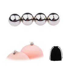 Load image into Gallery viewer, Magnetic Bead Nipple Clamps for Sex Pleasure, Clitoris Clips Bead, Weight Ball Nipple Clamps Sexual Pain for Women &amp; Men, Nipple Toys for Daily Wearing or Flirting (4pcs)
