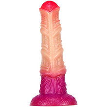 Load image into Gallery viewer, 8.66&quot; Huge Knot Horse Dildo Realistic Female Dildo Toy, Thick Anal Dildo Butt Plug Dildo with Suction Cup for Couples, Adult Silicone Dildo Anal Plug Toy (Purple)
