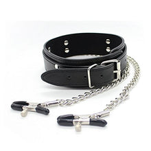 Load image into Gallery viewer, Under The Bed Restraints System Bondage SM Sex Toy Nipple Clamps Nipple Clips Nipple Jewelry Metal Chain Body Harness Nipple Toys Neck Choker Collar Necklace Leather Hand Spanking Slapper Paddle
