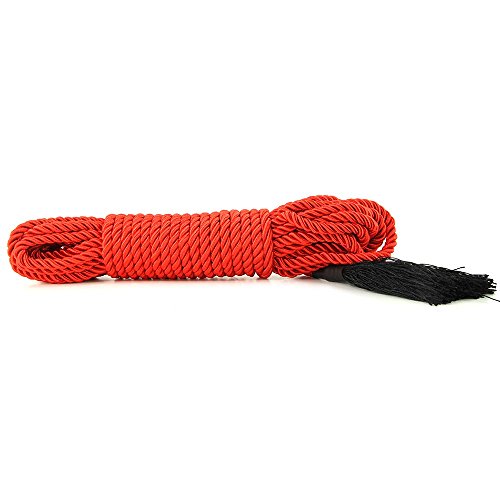 Pipedream Products Fetish Fantasy Series Deluxe Silky Rope, Red