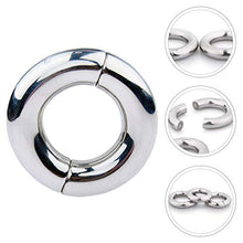 Load image into Gallery viewer, Magnetic Rings Stainless Steel Cock Rings Scrotal Bound Glans Ring Erection Enhancing Rings Bondage Ring Toys (50B)
