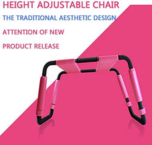 Load image into Gallery viewer, Easy Detachable Yoga Chair Adults Toy Underwear for Multifunctional Weightless Position Bouncer Chair Bathroom for Couples Hold on 300lbs (Pink)
