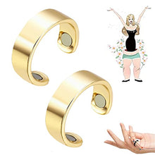 Load image into Gallery viewer, HEALTHGO Blood Pressure Regulator Ring, Healthgo Blood Pressure Ring, Adjustable Blood Pressure Regulator Ring for Women Men (Gold)
