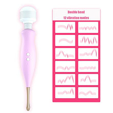 Load image into Gallery viewer, High Frequency Clitoral Vibrator 2 in 1 Clit &amp; G Spot Rabbit Anal Dildo Vibrator Adult Sex Toys Silicone Rechargeable Clitoris Vagina Stimulator Classic Vibrator for Solo or Couples
