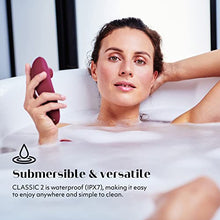 Load image into Gallery viewer, Womanizer Classic 2 Clitoral Vibrator Clit Massaging Vibrating Massager Sex Toy for Women, Bordeaux
