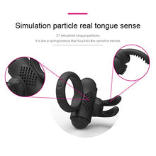 Load image into Gallery viewer, Electric Vibrating Cock Ring Rabbit Penis Ring Time Delay Ring Enhancing Adult Toys Sex Stimulator for Men
