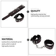 Load image into Gallery viewer, 2pcs Adjustable Leather Restraint Handcuff Adult Tie
