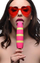 Load image into Gallery viewer, Lynx Popsicle Silicone Vibrator - Magenta
