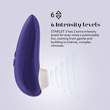 Load image into Gallery viewer, Womanizer Starlet 3 Clitoral Sucking Vibrator Clitoral Stimulator for Women Sex Toy for Her with 6 Intensity Levels Waterproof USB Rechargeable, Indigo
