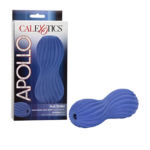 California Exotic Novelties Apollo Dual Stroker, Blue