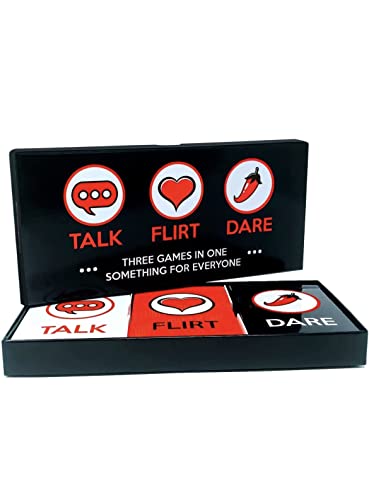 Adult Party Drinking Games, Game Night, Couples, Friends, Fun Nights Talk, Flirt, or Dare