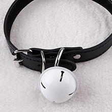 Load image into Gallery viewer, Collar Band Sexy Metal Bell Faux Leather Comfortable Neck Belt for Bedroom Collar Band,Gifts For Her
