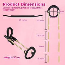 Load image into Gallery viewer, Penis Extender Stretcher Kit, Enlarge Device Male Penis, Enlargement Length &amp; Angle Adjustable Penis Training Device, Man Penis Traction Device Effective Wearable Stretch Tools, Relaxing Massage-Black
