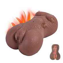 Load image into Gallery viewer, JNX Automatic Male Masturbator,Pocket Pussy 1.9LB Weight Sex Toys for Men with Heating Function with 7 Vibration Modes,Realistic Textured Man Masturbation Adult Sex Toys Games Brown
